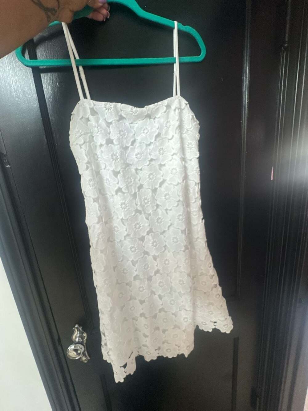 Petal & Pup Trinny Mini Dress White Lace